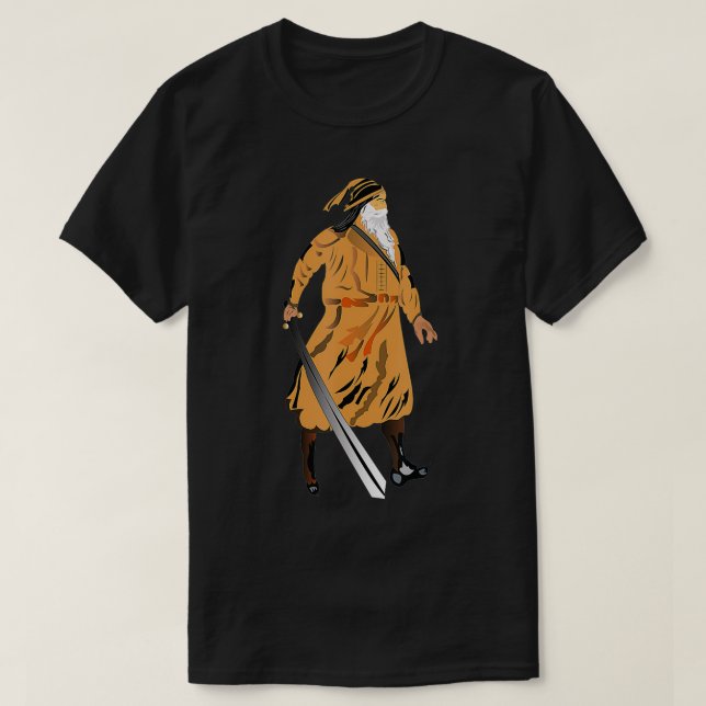 Sikh Martyr Baba Deep Singh Shahid T-Shirt (Design vorne)