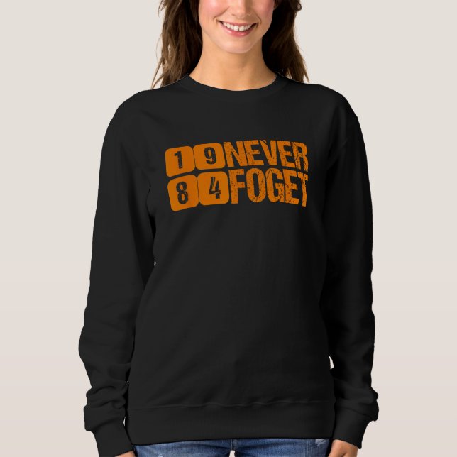 Sikh Pride Vergessen Sie niemals 1984 Singh Punjab Sweatshirt (Vorderseite)