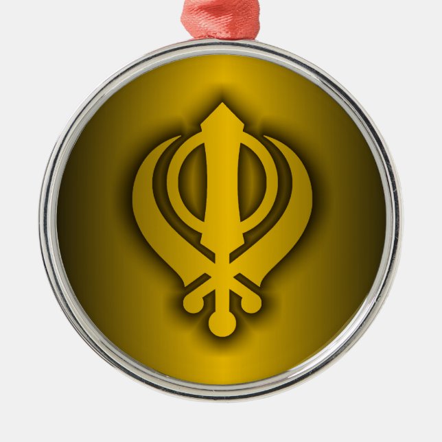 Sikh Silbernes Ornament (Vorne)