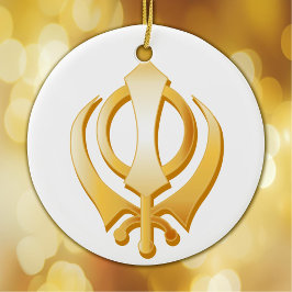 Sikh Symbol Keramikornament