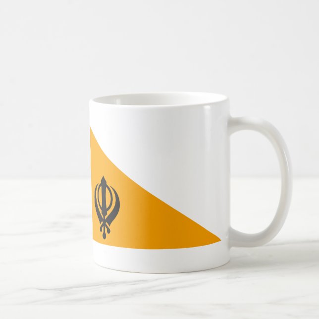 Sikhflagge Tasse (Rechts)
