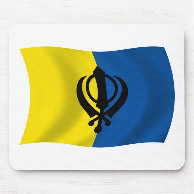 Sikhism Flag Mousepad (Vorne)