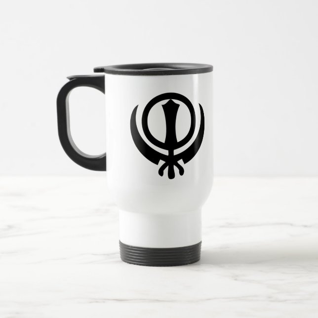 Sikhism-Symbol Reisebecher (Links)
