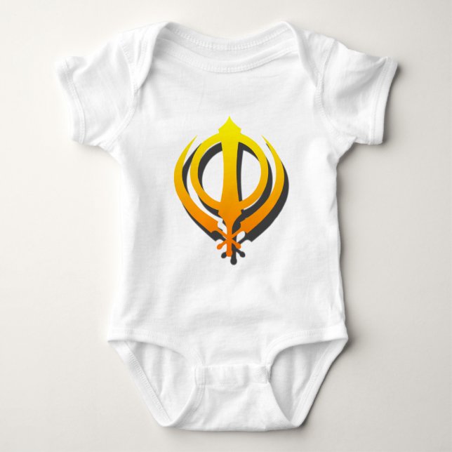 SikhKhanda Khalsa SikhismPunjabi Baby Strampler (Vorderseite)