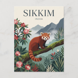 Sikkim Indien Postkarte