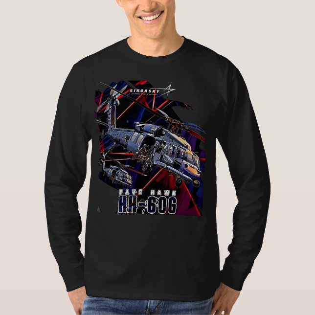 Sikorsky HH-60G Pave Hawk USAF Militärhubschrauber T-Shirt (Vorderseite)