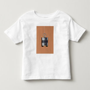 Silber-angebrachter natürlicher Magnet, Englisch, Kleinkind T-shirt