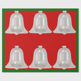 Silber Bells Wrapping Paper Geschenkpapier