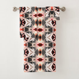 Silber bis Rot in Bezug auf die virtuelle Linie Badhandtuch Set