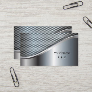 Silber elegant visitenkarte