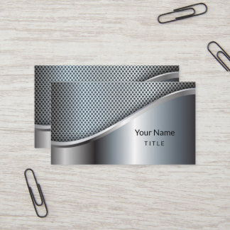 Silber elegant visitenkarte