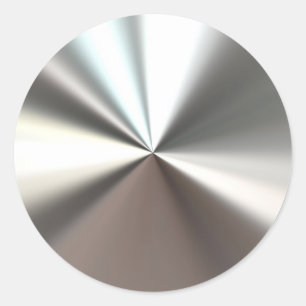 Silber-Explosions-Aufkleber Runder Aufkleber