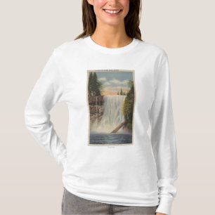 Silber fällt auf silbernen Nebenfluss, T-Shirt