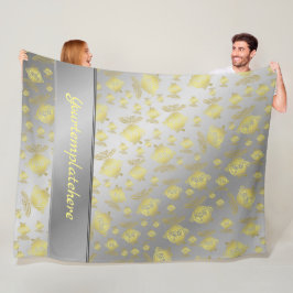 Silber, Fisch, Metall, abstrakt, Kunst, Fischerei, Fleecedecke