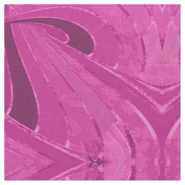 Silber gekrümmte Linien, rosa abstrakt Stoff (Nahaufnahme)