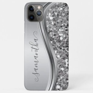 Silber Glanz Bling Handgeschrieben Personalisiert Case-Mate iPhone Hülle