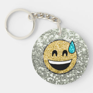 *~* Silber Glitter AP41 Schlüsselanhänger
