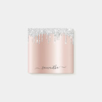 Silber-Glitter-Tropfen, blasse Rose, Gold-Schimmer