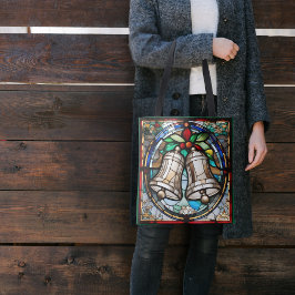 Silber Glocken Imitate gestanztes Glas