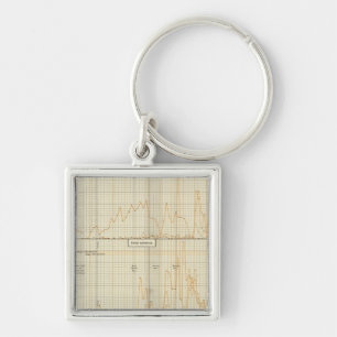 Silber, Gold, kleine Münze Schlüsselanhänger