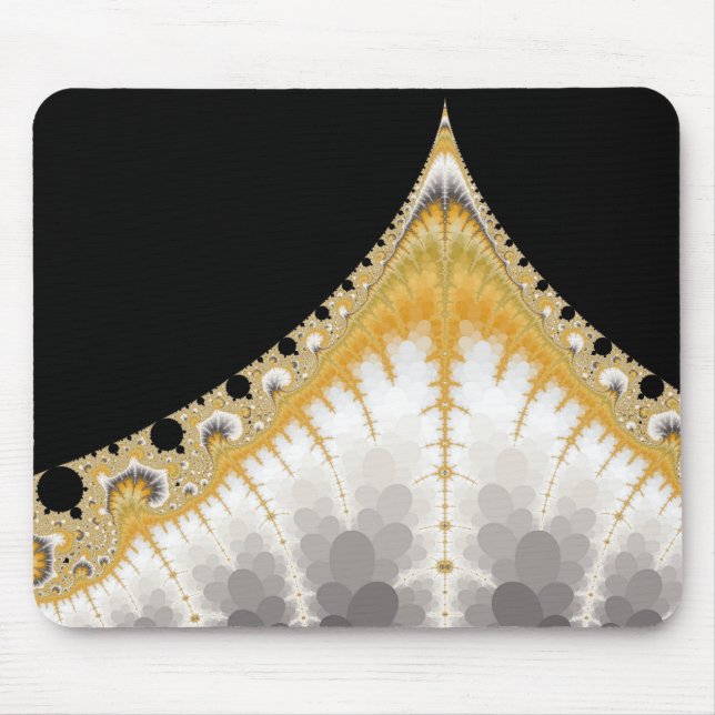 Silber Gold Vulkan Mauspad (Vorne)