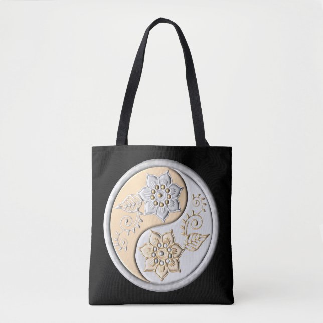 Silber & Gold Yin Yang (Vorderseite)