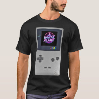 SILBER Handheld-Spielkonsole Retro 90er Gamer Nos T-Shirt