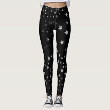 Silber hat schwarze Leggings-Hexe Halloween in der