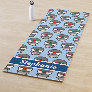 Silber-Java-Spatz Yogamatte