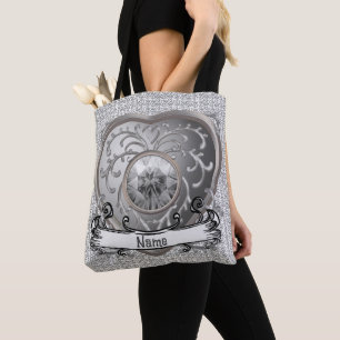 Silber-Juwel-Fee Herz Fee Tragetasche