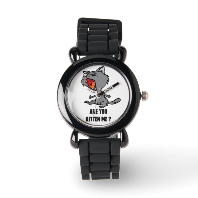 Silber - Kinderschau Armbanduhr (Vorderseite)