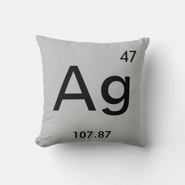 Silber Kissen (Vorderseite)