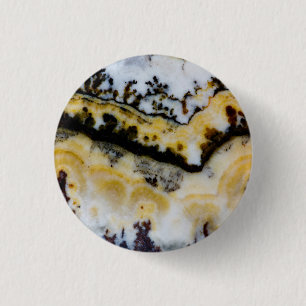Silber Lace Onyx Button