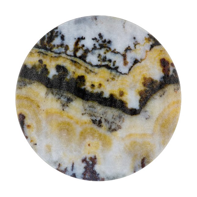 Silber Lace Onyx Schneidebrett (Vorderseite)
