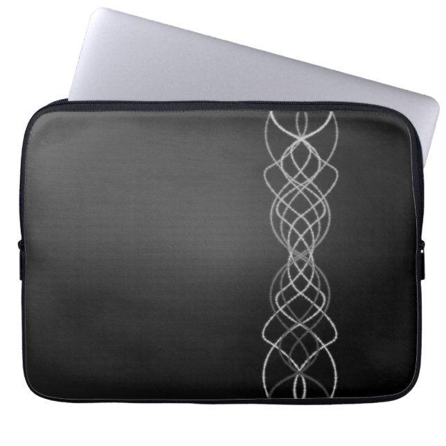 Silber Laptopschutzhülle (Vorderseite)