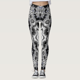 Silber Leggings
