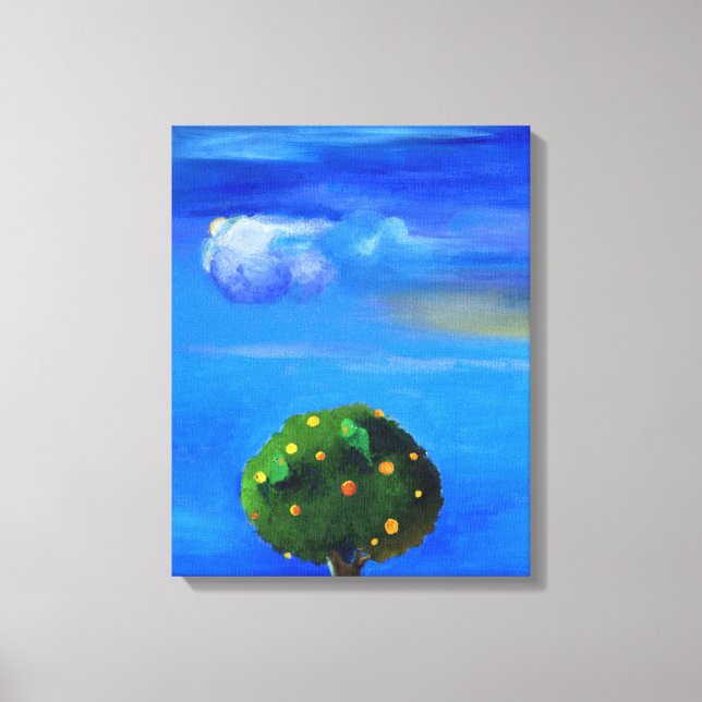 Silber Lining over the Orange Tree 2012 Leinwanddruck (Vorderseite)