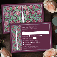 Silber-Mauve-Mittelalter-Blumen-Schwert-Hochzeits-