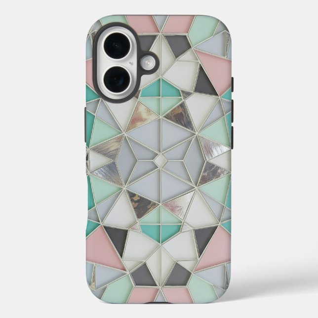 silber mit einem Hauch von Rosa Case-Mate iPhone Hülle (Rückseite)