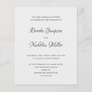 SILBER | Niedrige Kosten Einfache Elegante Minimal