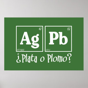 Silber oder Blei Poster