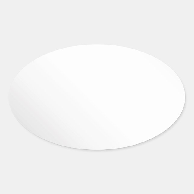 Silber Ovaler Aufkleber (Vorderseite)