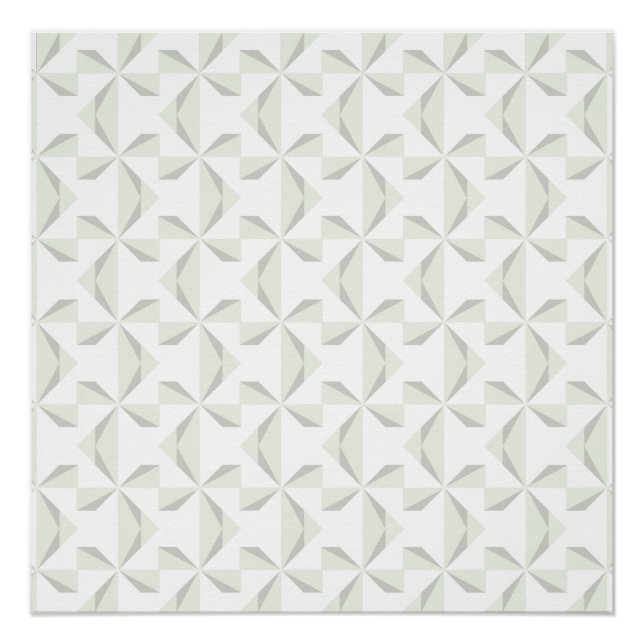 Silber Pinwheels Poster (Vorderseite)