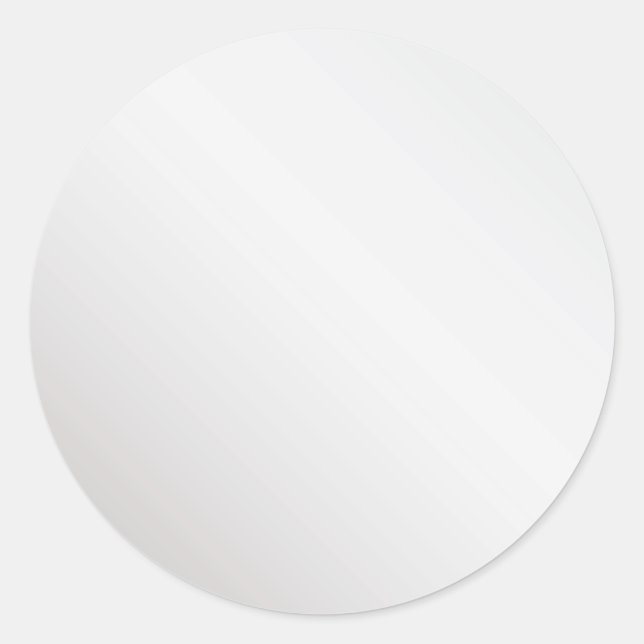 Silber Runder Aufkleber (Vorderseite)