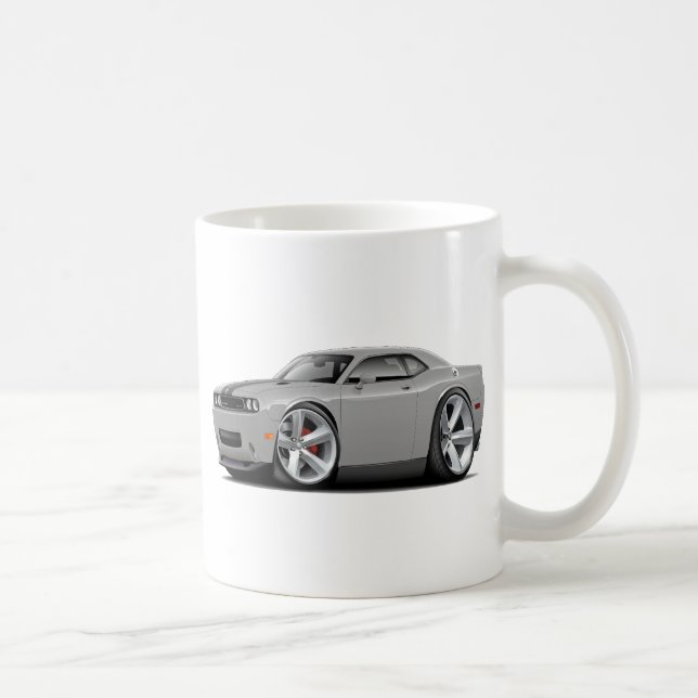 Silber-Schwarzes Auto des Herausforderer-SRT8 Tasse (Rechts)
