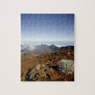 Silber-Schwertlilie am Rand des Haleakala-Kraters  Puzzle