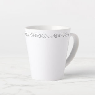 Silber-Scrollwork-Lattentasse Milchtasse