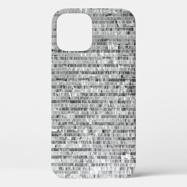 Silber-Sequenzen, glamouröser, nahtloser Hintergru Case-Mate iPhone Hülle (Rückseite)