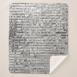 Silber-Sequenzen, glamouröser, nahtloser Hintergru Sherpadecke