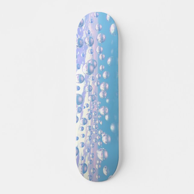Silber Spheres - Retro Skateboard (Vorne)